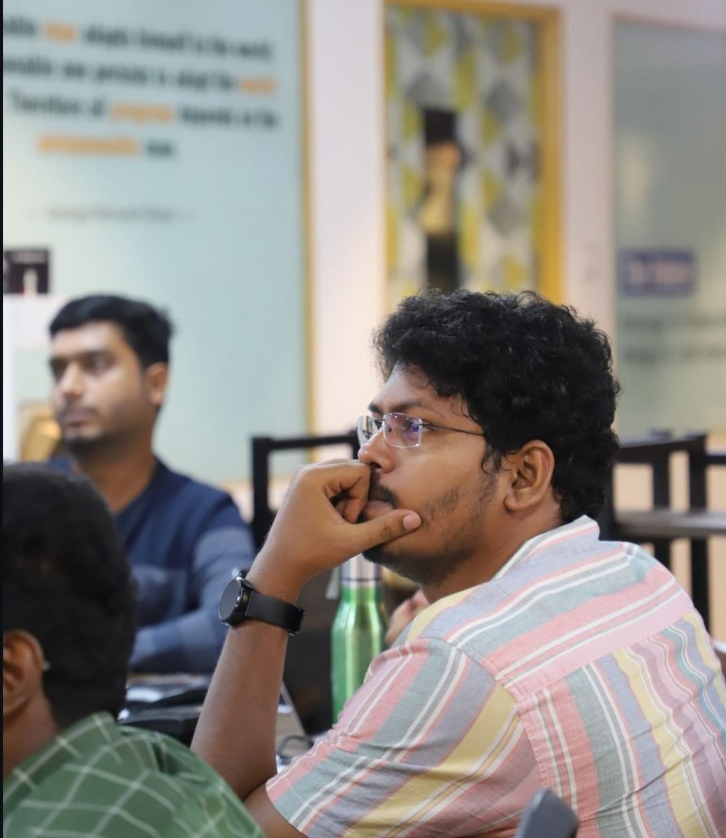 Aravinth Rajagopalan at a marketing session